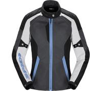 Spidi Tek Net Ladies Motorcycle Jacket, grey-blue, size XL for Women