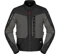 Spidi Terran Tex Motorcycle Textile Jacket, black-grey, size 3XL for Men