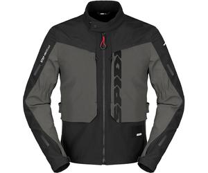 Spidi Terran Tex Motorcycle Textile Jacket, black-grey, size M for Men