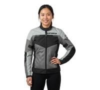Spidi Tour Net Tex Ladies Motorcycle Textile Jacket, light grey/dark grey/black, size 3XL