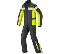Spidi Touring Rain Kit Two Piece Motorcycle Rain Suit, black-yellow, size 2XL