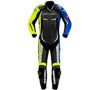 SPIDI TRACK WIND REPLICA SPECIAL 1-piece leather suit blue-yellow-black 50