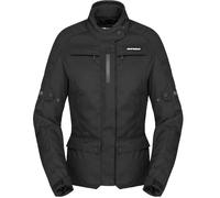 Spidi Traveler 3 Dark Edition waterproof Ladies Motorcycle Textile Jacket, black, size XL