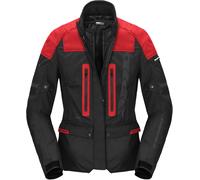 Spidi Traveler 3 Evo H2Out waterproof Ladies Motorcycle Textile Jacket, black/red, size XL