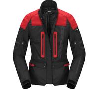 Spidi Traveler 3 Evo H2Out waterproof Ladies Motorcycle Textile Jacket, black/red, size XS