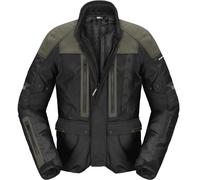 Spidi Traveler 3 Evo H2Out waterproof Motorcycle Textile Jacket, black/olive, size XXL