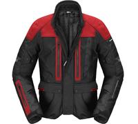 Spidi Traveler 3 Evo H2Out waterproof Motorcycle Textile Jacket, black-red, size XL