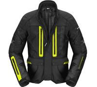 Spidi Traveler 3 Evo H2Out waterproof Motorcycle Textile Jacket, black/yellow, size L