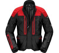 Spidi Traveler 3 Evo H2Out waterproof Motorcycle Textile Jacket, black-red, size 3XL