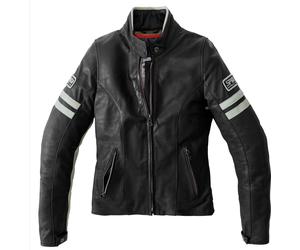 Spidi Vintage, leather jacket woman 42 Black/Grey