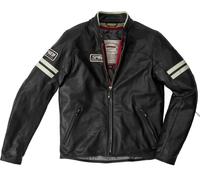 Spidi Vintage Motorcycle Leather Jacket, black/grey, size 46