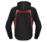 Spidi Warrior H2OUT waterproof Motorcycle Hoodie, black/red, size XL
