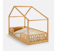 Spidou Solid Pine Child's Cabin Bed Natural