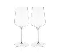 Spiegelau 2 Piece Wine Glass Set, Universal Glasses, Wine Glasses, Crystal Glass, 550 ml, Definition, 1350161