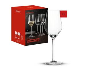 Spiegelau 4-Piece Champagne Glass Set, Crystal Glass, 310 ml, Style, 4670185