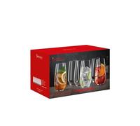 Spiegelau Authentis Casual 4800292 Glasses Set of 6 550 ml Long Drink Glasses Crystal Glass Tumblers Dishwasher Safe