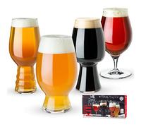 Spiegelau Craft Beer Crystal Glasses Tasting-Kit Set of 4 - Transparent