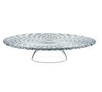 Spiegelau & Nachtmann, Cake Plate/Chip and Dip Round Crystal Glass. Diameter: 32 cm, Bossa Nova, 0077809-0