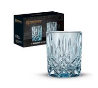 Spiegelau & Nachtmann, Set of 2 Whisky Cups Blue Whisky Glasses, Crystal Glass, 295 ml, Aqua, Noblesse Fresh, 104239, Transparent, Blue