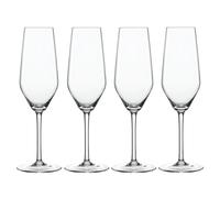 Spiegelau Champagne Glasses - Suitable for Sparkling Wine, Prosecco & Cava, Set of 4, Crystal, 240 ml, Style, 4670187
