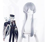 Spiel Touken Ranbu Online Hakusan Yoshimitsu Cosplay Perücke Hellblau Gerade Hochtemperatur-Faserhaarperücke