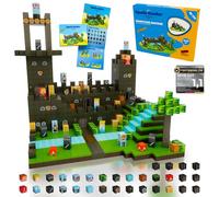 Spiele Kontor Magnetic Building Blocks Knight's Castle - 80 Pieces Magnetic Building Blocks | Children's Toy for Boys and Girls | Creative Magnetic Game | Toy from 3 Years