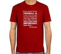 SpielRaum T-shirt Bill Shankly ::: Colour: black, olive, navy or deepred ::: Sizes: S-XXL (football)