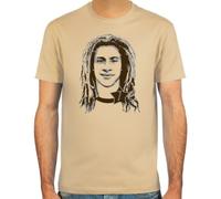 SpielRaum T-shirt Henrik Larsson ::: Colour: skyblue, sand or white ::: Sizes: S-XXL (football)