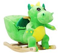 Spielwerk® Dinosaur Rocking Chair Baby Rocker with Interactive Sounds Green