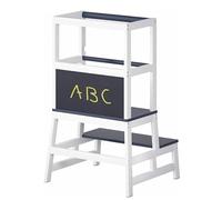 SPIELWERK® Learning Tower for Toddlers, 100kg Capacity, Age 1 2 3, White