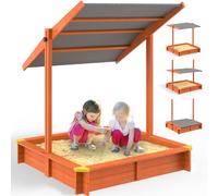 Sand Pit with Lid Sami 120x120cm UV Protection 50+