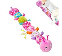 Spielzeug 0 3 6 Monate Musical Raupe Kuscheltier mit Greifling Rassel Spiegel Spielzeug, Babys Stofftier Sensorik Spielzeugg, Neugeborenes Junge Mädchen Kinder Weihnachten Geschenk