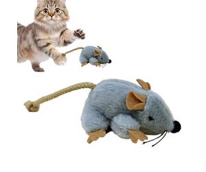 Spielzeug Maus Für Katzen - 4 Cm Realistischer Beweglicher Schwanz Mit Eingebautem Sound-Spiel | Maus Katzen Spielzeug,Für Den Alltag Im Garten Zu Hause Drinnen Draußen Geburtstag HaustierSp