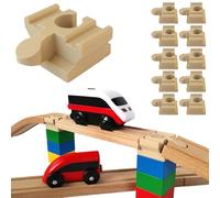 spielzeugschmiede Duplo & Brio kompatibler Adapter Verbindung von Bausteinen und Holzeisenbahn (10