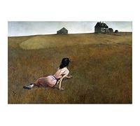 Spiffing Prints Andrew Wyeth - Christina's World - Extra Large - Semi Gloss - Framed Art Print Poster