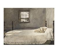Spiffing Prints Andrew Wyeth - Master Bedroom - Large - Archival Matte - Framed Art Print Poster