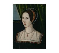 Spiffing Prints British School - Queen Anne Boleyn - Small - Matte - Unframed Art Print Poster