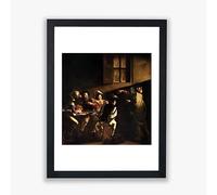 Spiffing Prints Caravaggio - The Calling of Saint Matthew - Wall Poster - Home Décor Art - Giclee Print - Framed Print - Extra Large