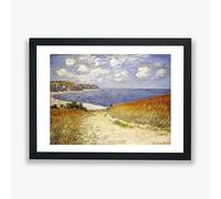 Spiffing Prints Claude Monet - Path Through the Corn at Pourville 1882 - Wall Poster/Home Décor Art/Giclee Print- Print Only - Medium