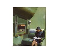 Spiffing Prints Edward Hopper Compartment C Car 193 - Large - Semi Gloss - Unframed Art Print Poster