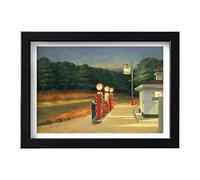 Spiffing Prints Edward Hopper - Gas - Medium - Archival Matte - Unframed Art Print