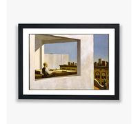 Spiffing Prints Edward Hopper - Office in a Small City 1953 - Wall Poster/Home Décor Art/Giclee Print- Print Only - Medium