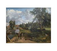 Spiffing Prints John Constable - Flatford Mill - Small - Semi Gloss - Unframed Art Print Poster