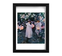Spiffing Prints John Singer Sargent - Carnation Lily Lily Rose - Extra Large - Matte - Framed