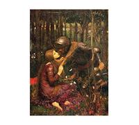 Spiffing Prints John William Waterhouse - La Belle Dame sans Merci - Extra Large - Semi Gloss - Unframed Art Print