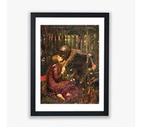 Spiffing Prints John William Waterhouse - La Belle Dame sans Merci - Wall Poster - Home Décor Art - Giclee Print - Framed Print - Large