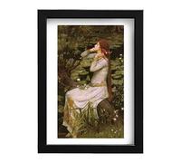 Spiffing Prints John William Waterhouse - Ophelia 1894 - Extra Large - Matte - Framed