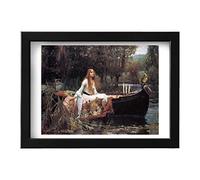 Spiffing Prints John William Waterhouse - The Lady of Shalott - Large - Semi Gloss - Framed