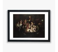 Spiffing Prints Joseph Wright - An Experiment on a Bird in an Air Pump - Wall Poster - Home Décor Art - Giclee Print - Framed Print - Extra Large