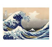 Spiffing Prints Katsushika Hokusai The Great Wave at Kanagawa 2 - Small - Semi Gloss - Unframed Art Print Poster